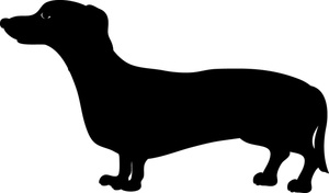 300x176 Dachshund Clipart Image