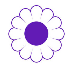 300x300 Purple Clipart Daisy Flower