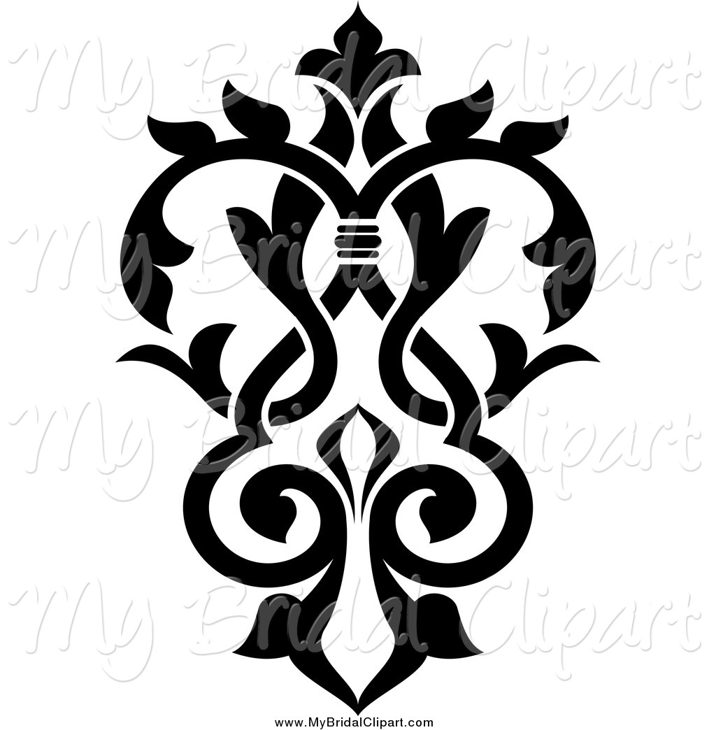 1024x1044 Damask Clipart Page
