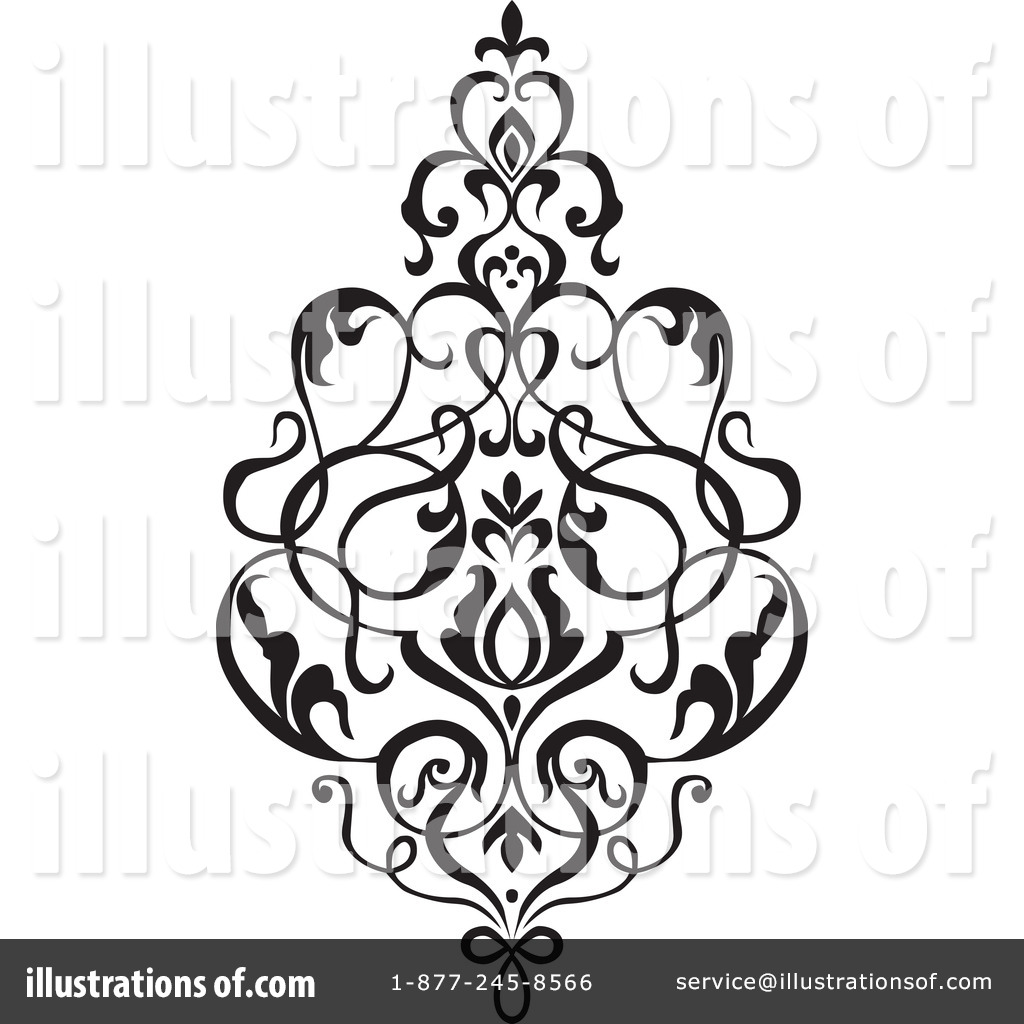 1024x1024 Damask Clipart