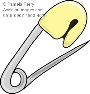 289x300 Baby Diaper Pin Royalty Free Clip Art Picture