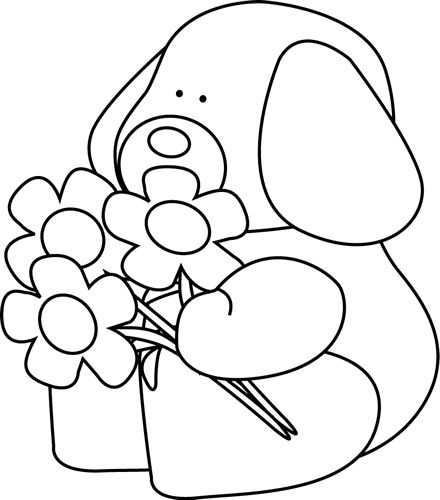 440x500 Free Black And White Art Clipart