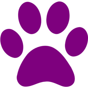 300x300 Paw Print Free Clipart