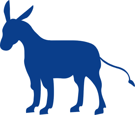 450x383 Donkey Free Political Clipart