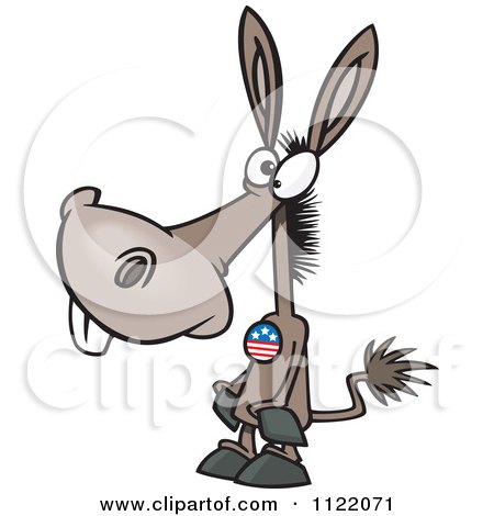 450x470 Royalty Free (Rf) Clip Art Illustration Of A Cartoon Stubborn Mule