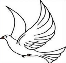 220x209 Free Dove Clipart