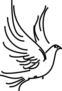 207x300 Dove Clipart Free