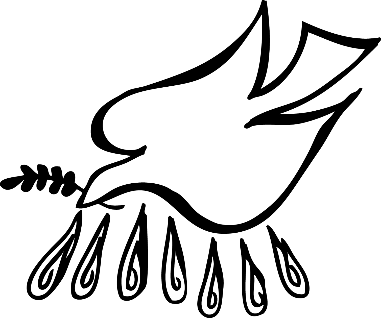 1508x1259 Holy Dove Clip Art Clipart Free To Use Resource