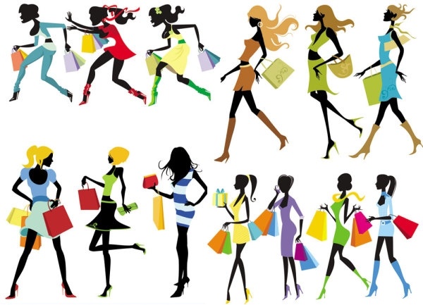 600x433 Fashion Shopping Girls Clip Art Free Vector Download (214,251 Free