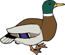 256x215 Free Duck Clipart