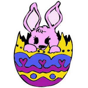 300x300 Funny Easter Bunny Clipart