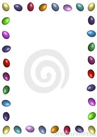 319x450 Easter Egg Border Clip Art