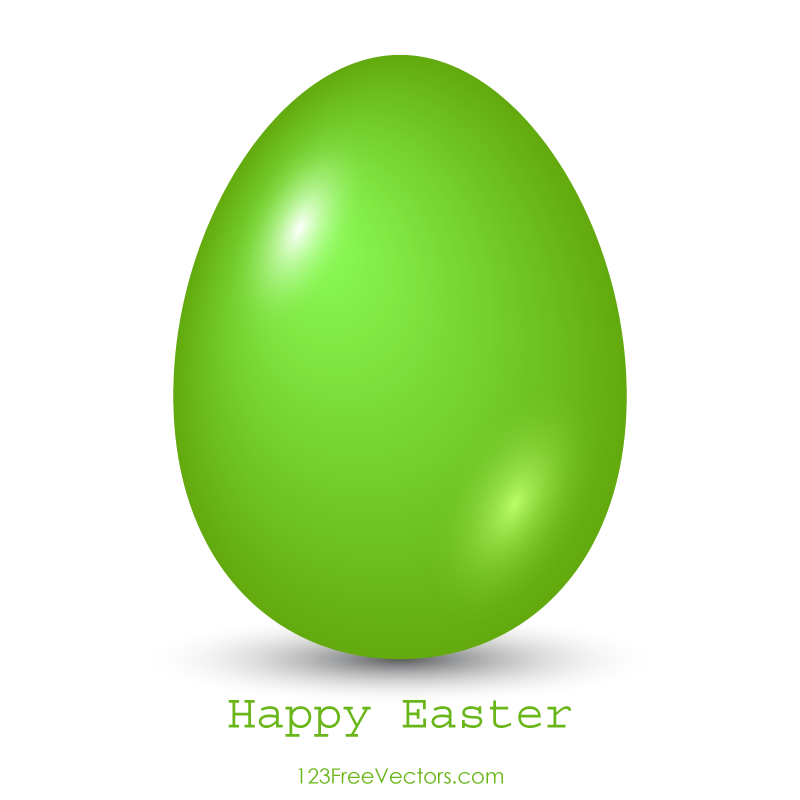 800x800 Green Easter Egg Clip Art Image 123freevectors