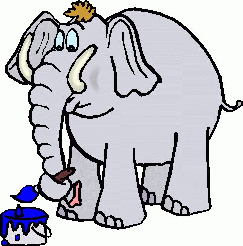 490x497 Deluxe Elephant Images Clip Art
