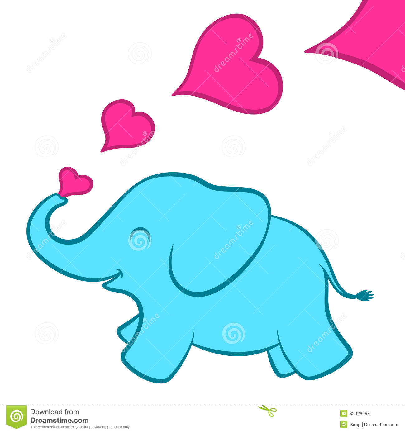 1300x1390 Baby Elephant Outline Clipart