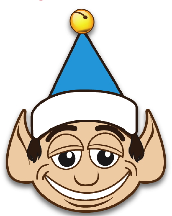 340x427 Relaxed Elf Clip Art
