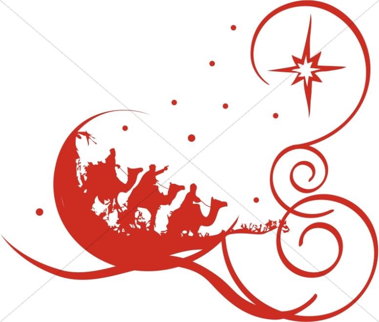 776x659 Decorative Red Epiphany Clipart Epiphany Clipart