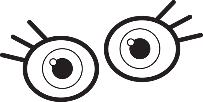 664x334 Eyeball Eye Clip Art For Kids Free Clipart Images Image