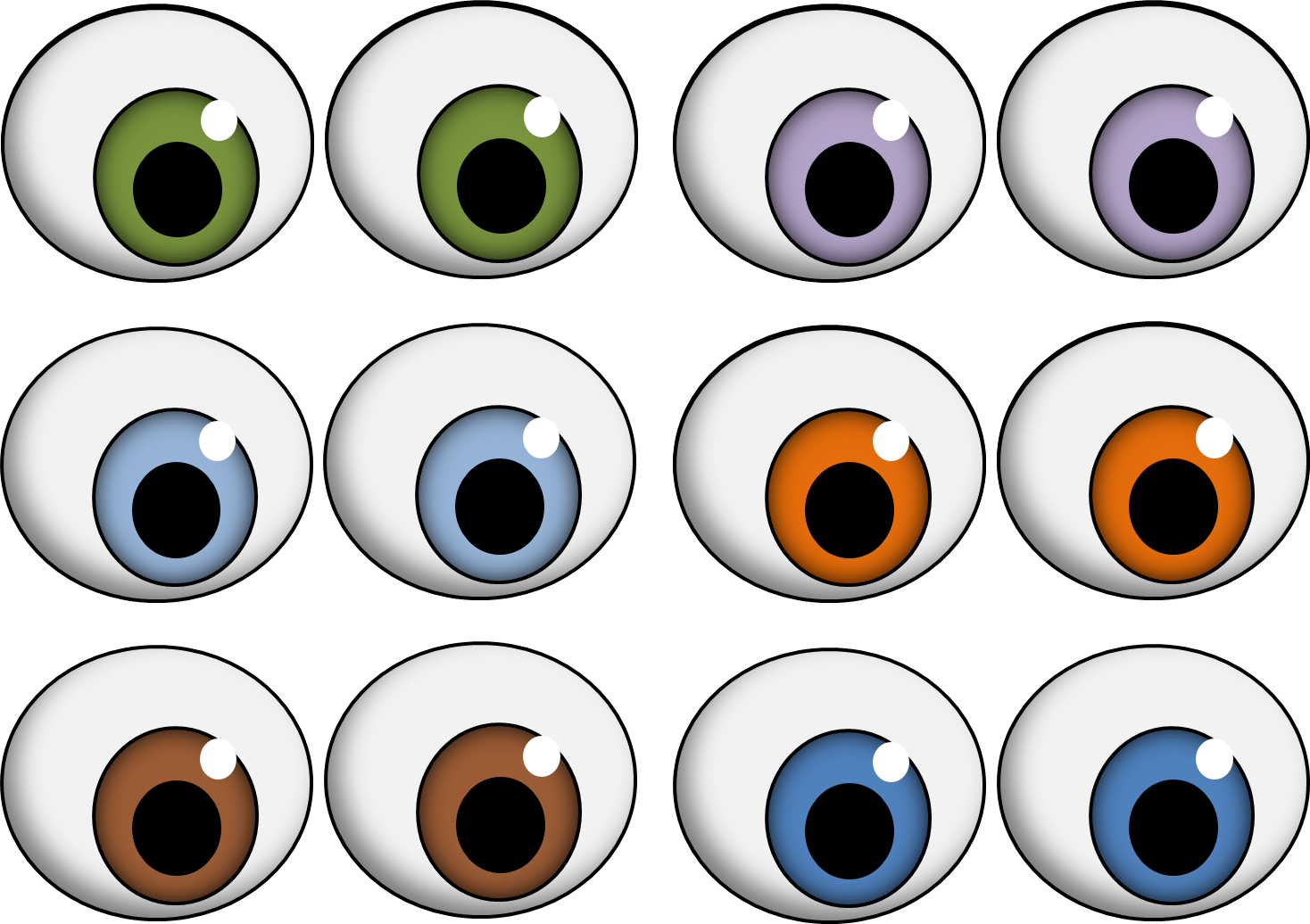 1468x1036 Blue Eyes Clipart Googly Eye