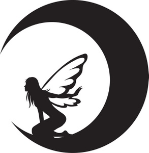 293x300 Free Fairy Clipart Black And White