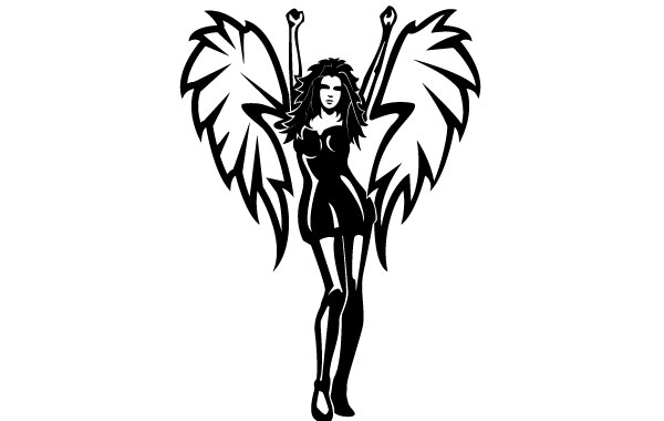 600x380 Fairy Girl Vector Vector Free Download