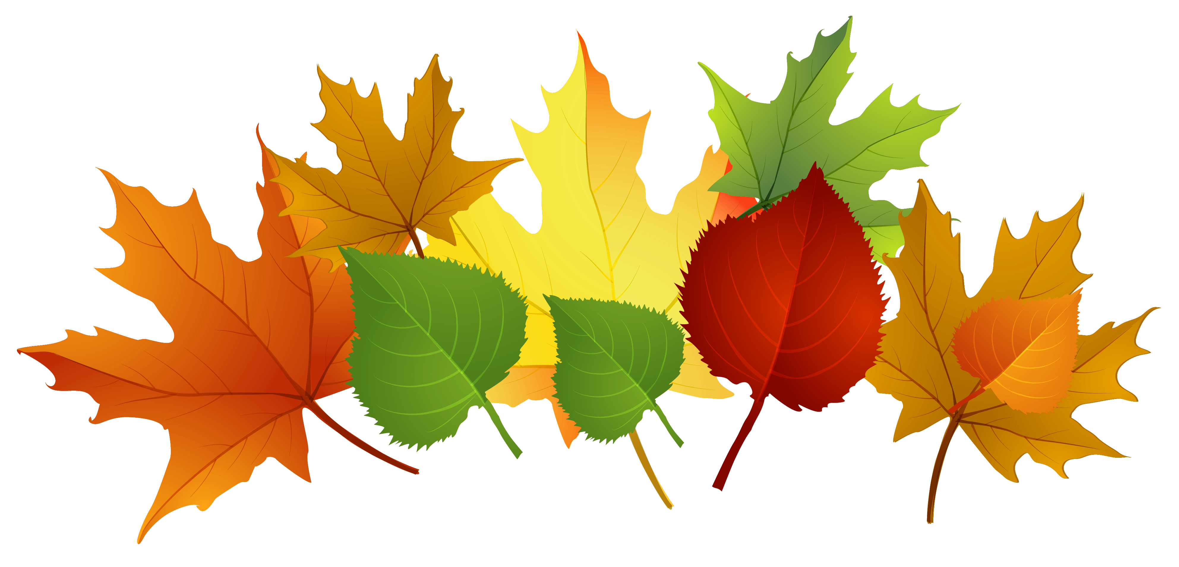 3969x1910 Free Fall Leaves Clip Art Many Interesting Cliparts