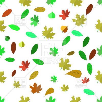 400x400 Autumn Leaves Background Royalty Free Vector Clip Art Image