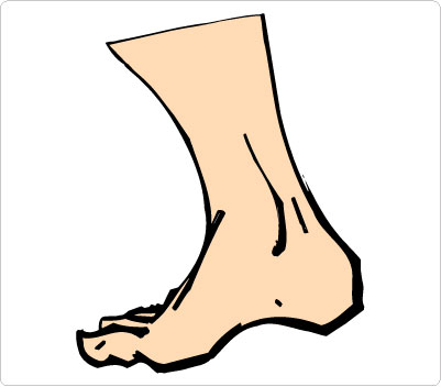 401x352 Foot Animated Walking Feet Clip Art Image