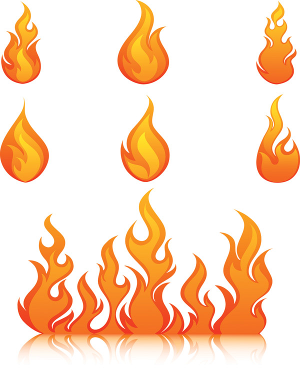 600x752 Fire Vector Free