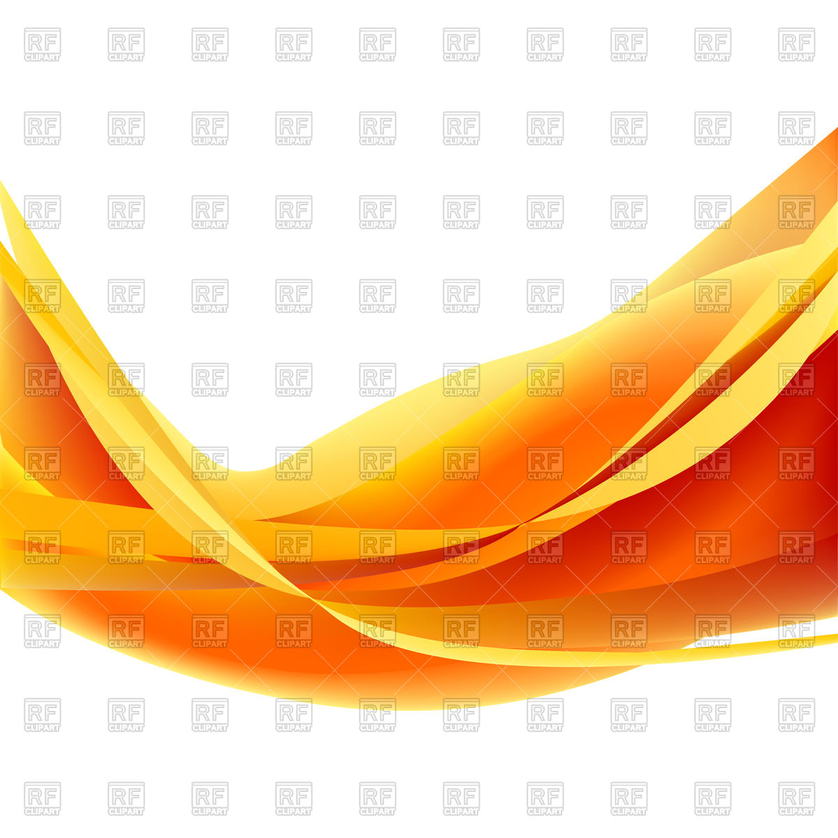 1200x1200 Abstract Background Whit Fire Waves Royalty Free Vector Clip Art