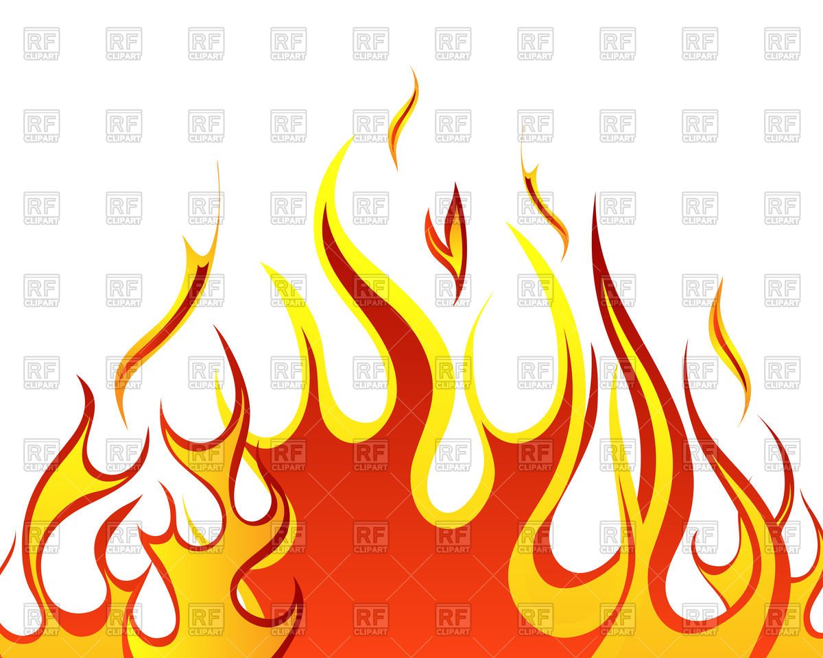 1200x960 Simple Fire Design Royalty Free Vector Clip Art Image