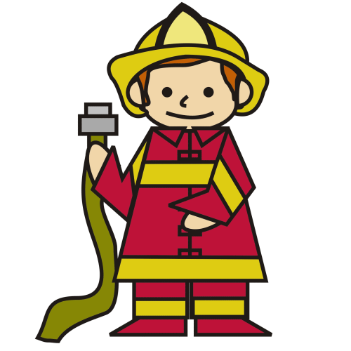 500x500 Fireman Clip Art Free Free Clipart Images