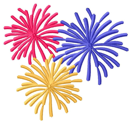 500x470 Fireworks Transparent Clipart