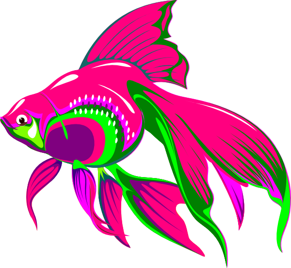 600x554 Gold Fish Clipart Many Fish