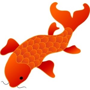 300x300 Free Koi Fish Clipart