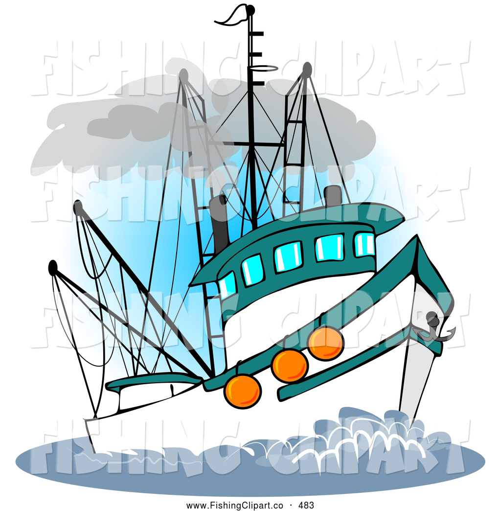 1024x1044 Fishing Boat Clipart Cartoon