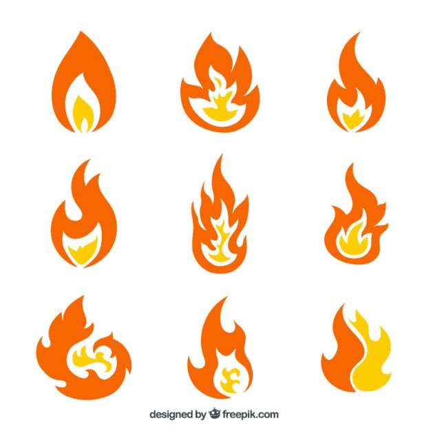 626x626 Fire Flames Vector Free Download