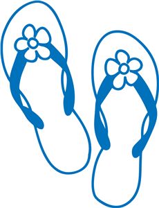 230x300 Flip Flop Art On Flip Flops Presents And Money Clipart 2