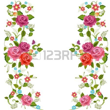 450x450 Free Clipart Rose Border