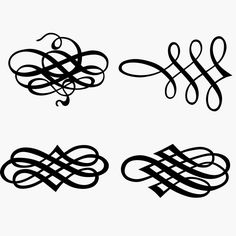 236x236 Decorative Flourishes Free Vector Clip Art Free Download Flowers