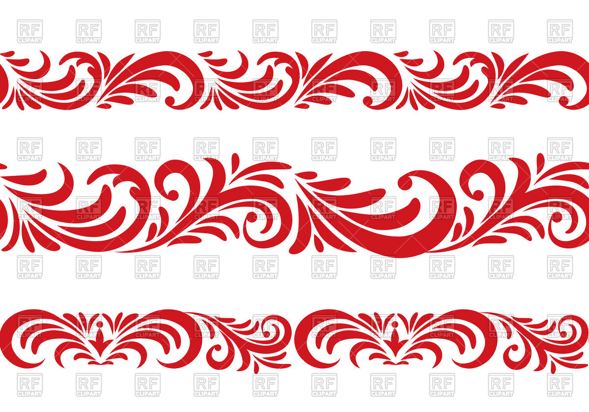 1200x839 Floral Pattern With Red Leaves