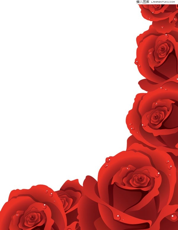 600x776 Free Rose Borders