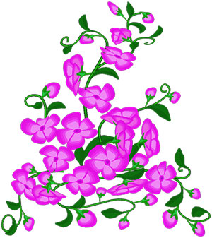 300x337 Clip Art Animated Flowers
