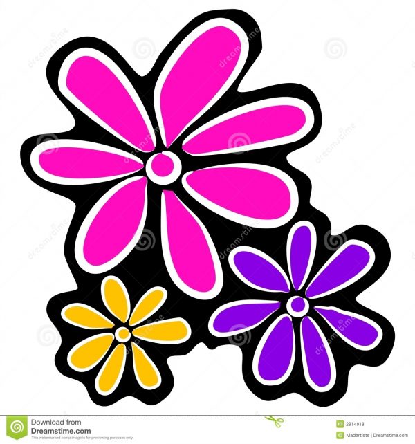 600x642 Flowers Clipart Black And White Free Flowers Clipart Flowers Clip
