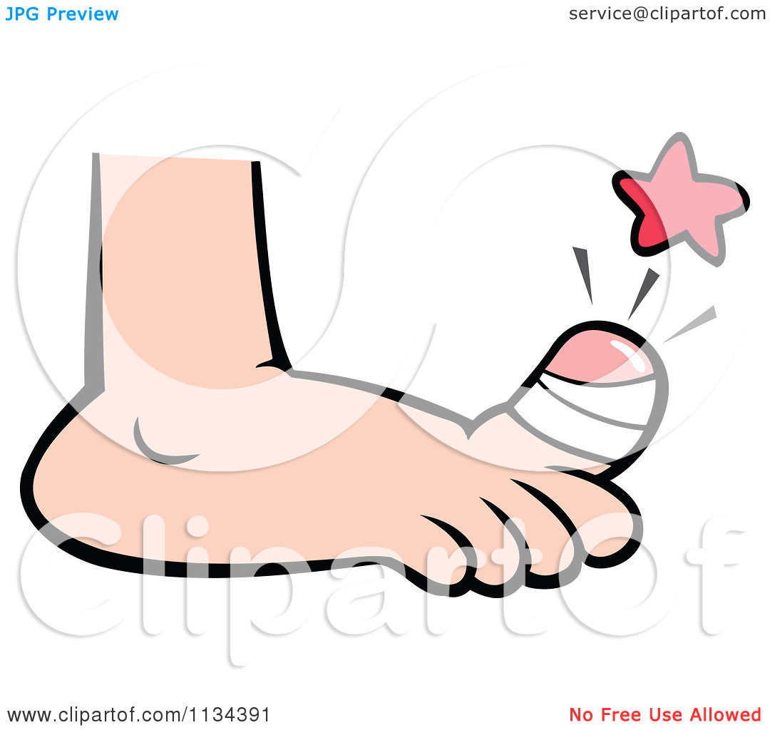 1080x1024 Big Foot Clipart Toe