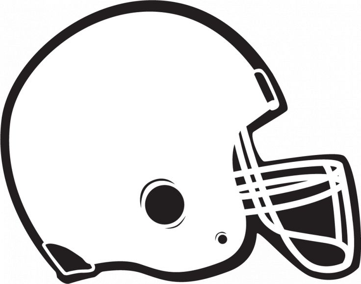 Free Football Clipart Black And White