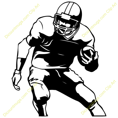 500x500 Football Player Clipart Free