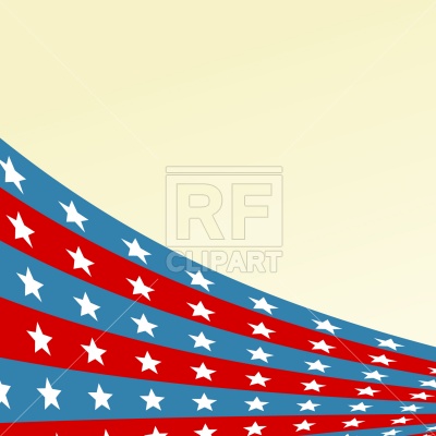 400x400 Fourth Of July Background Royalty Free Vector Clip Art Image