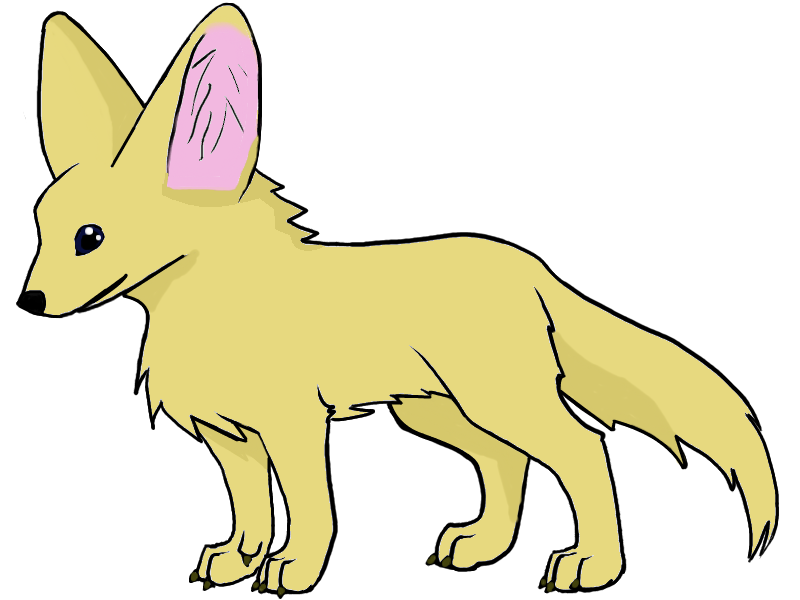 800x600 Arctic Fox Clipart Desert Fox
