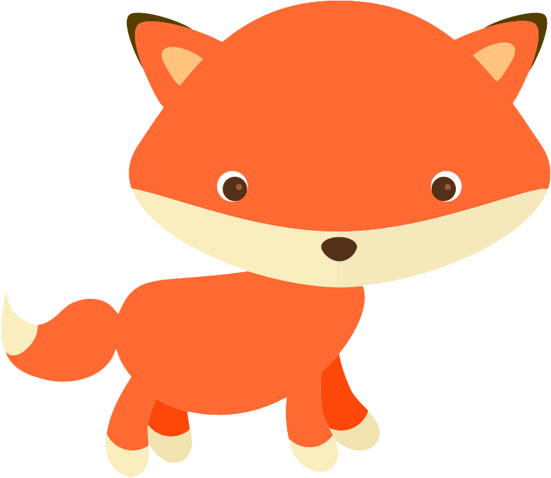 800x694 Clipart Foxes